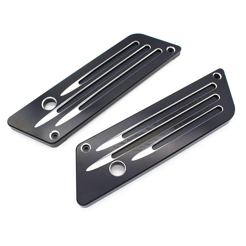 

Motorcycle Saddlebag Latch Cover for Harley Touring Electra Street Glide Road King FLH FLT FLHR FLTR FLHX 1993-2013