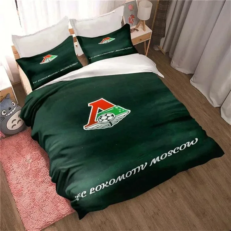 Комплект постельного белья с 3D принтом FC Lokomotiv Moscow Football Single Twin Full Queen King Size