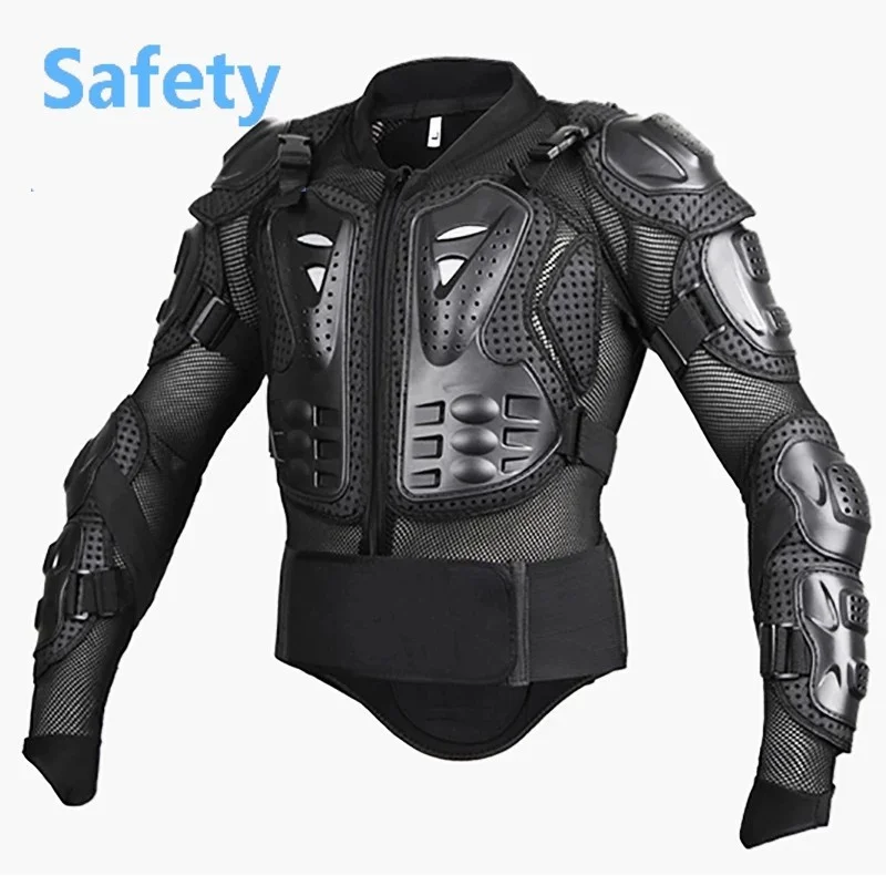 Motorcycle Jacket Racing Armor Protector ATV Motocross Full Body Protective Jacket Clothing Protective S-3XL Plus Size