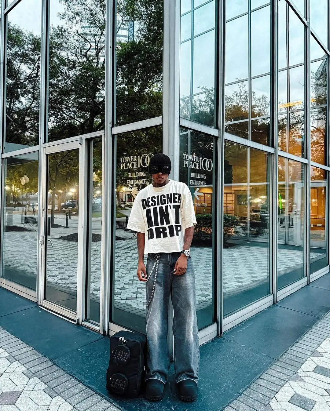 Футболки с графическим рисунком в стиле хип-хоп большие готические уличные