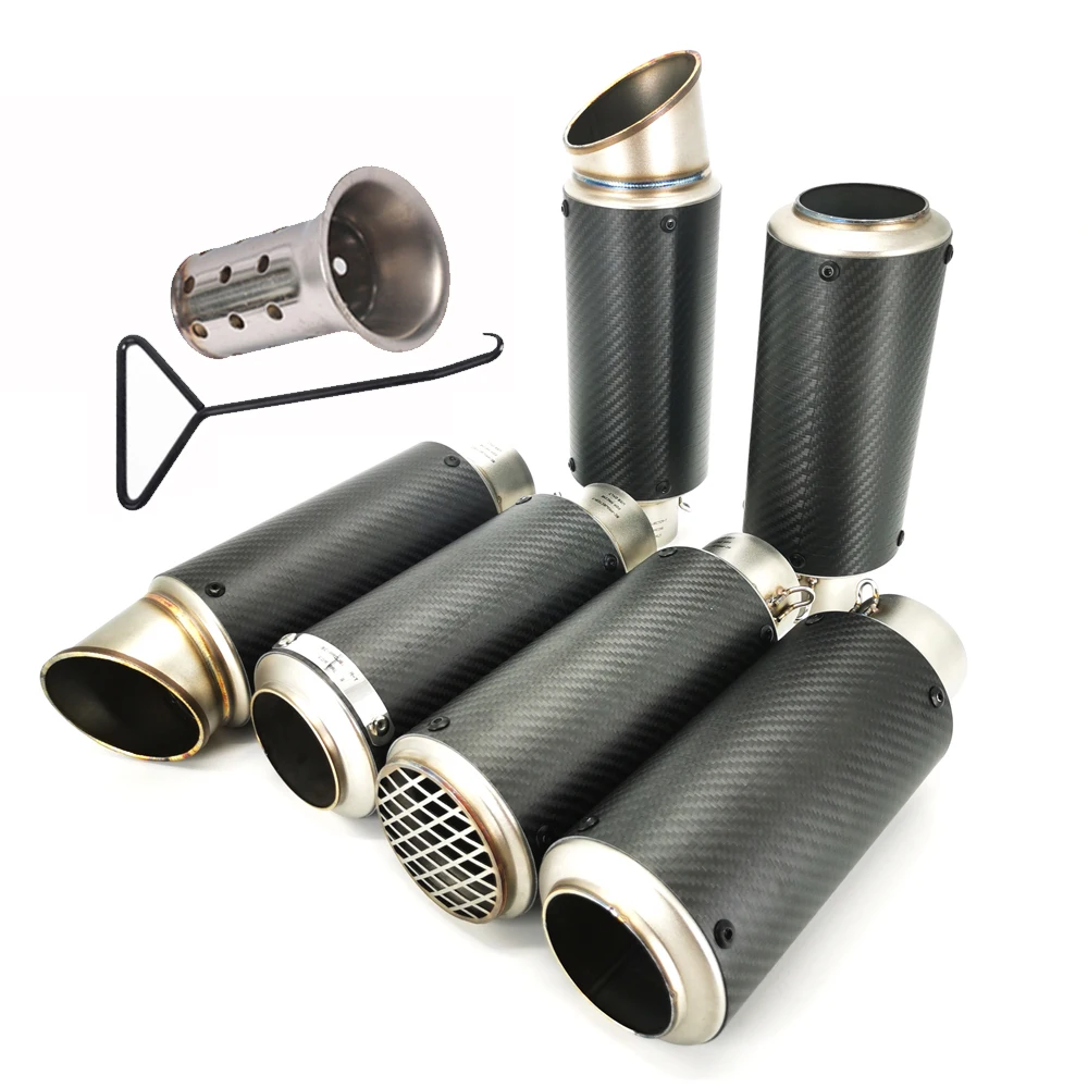 

SC Motorcycle Exhaust Pipe With DB Killer Muffler Motocross Racing Escape For Pit Bike BMW Kawasaki Ducati 51mm 60mm Universal