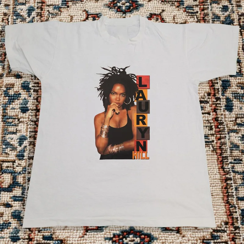 Винтажная рубашка 1999 Tour Lauryn Hill для мужчин и женщин