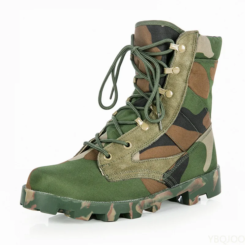 

summer man ankle boots military shoes genuine leather shoes for men army boots