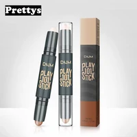 5pc color double head concealer foundation highlighter shadow pen contour stick waterproof matte face corrector makeup maquiagem