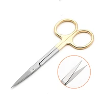 11 5cm gold handle express scissors straight scissorscurved scissors ophthalmology fine beauty scissors stripping scissors