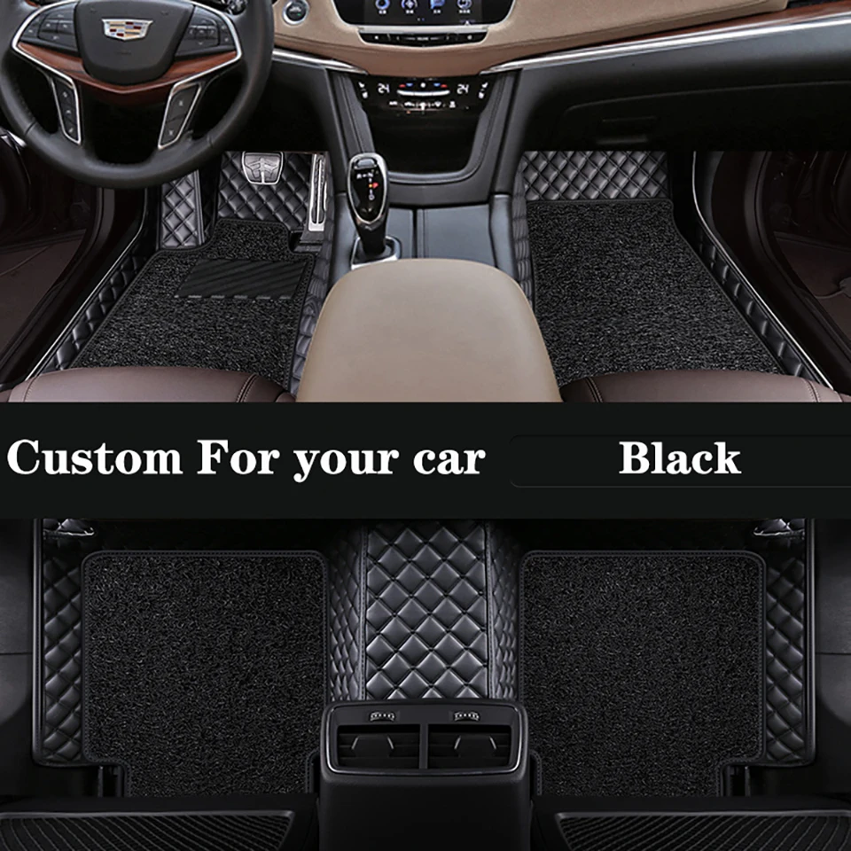 

Car Floor Mats For Jaguar Xf Xe F Pace Custom Waterproof Leather Foot Pad Wire Carpet Auto Accessories