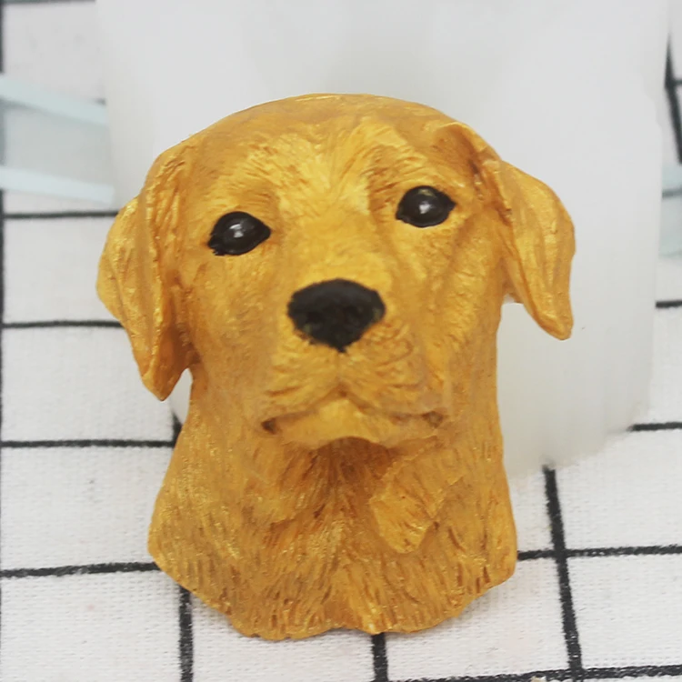 

QIQIPP golden retriever Labrador dog aromatherapy gypsum outlet clip aromatherapy gypsum mold aromatherapy stone silicone mold
