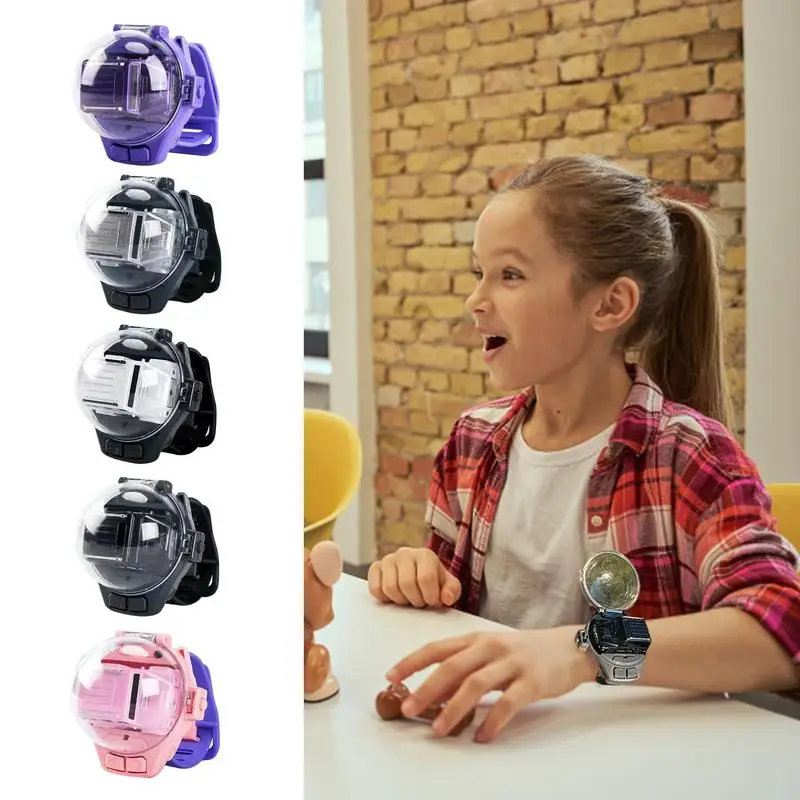 

Миниатюрный автомобиль с дистанционным управлением на часах, дистанционное управление гоночными автомобилями, модель автомобиля из сплав...