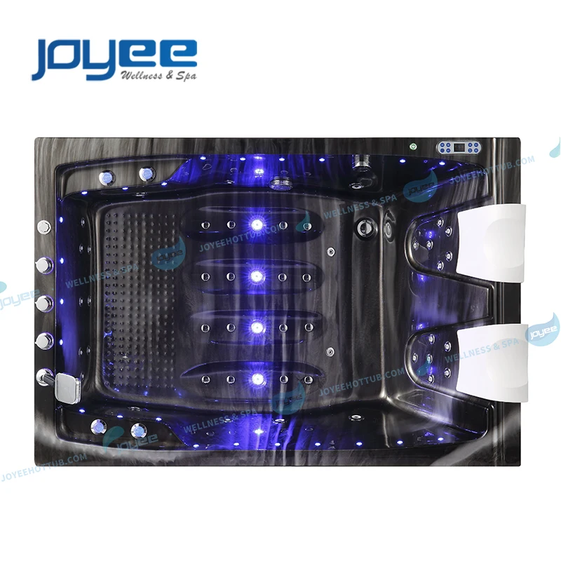 Угловая Ванна JOYEE для 2-4 человек современный дизайн прямоугольная Массажная