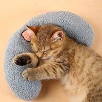 soft pillow for cats half donut cuddler pillow half donut cuddler for cats head to lay on cat pillow for cats indoor joint