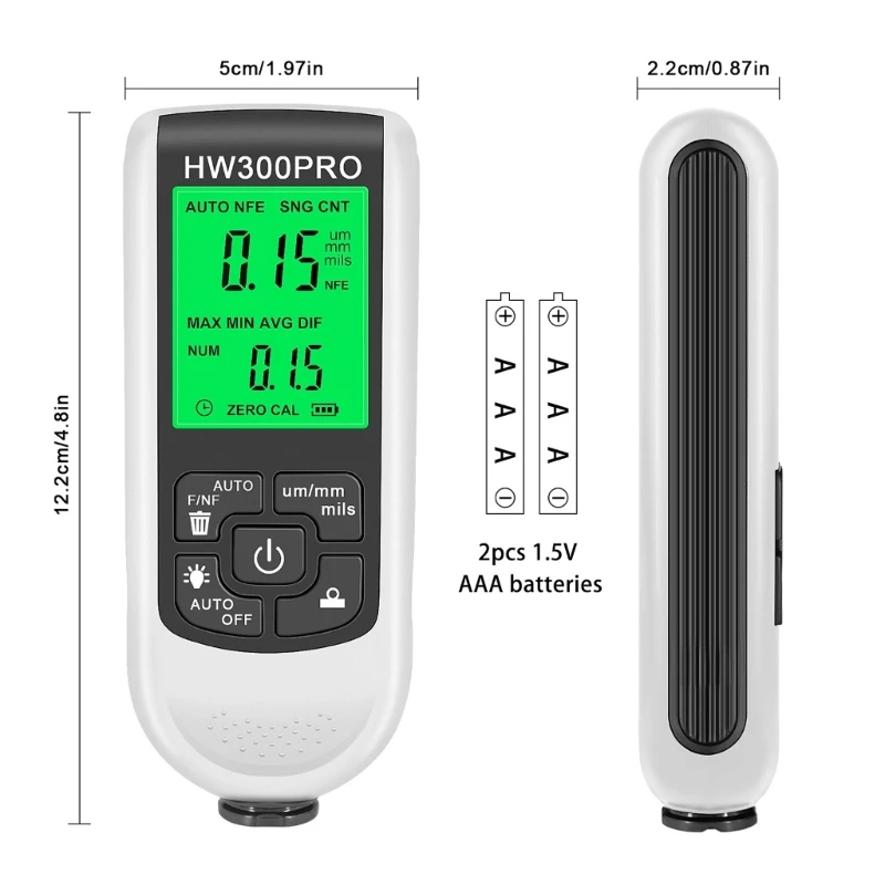 Толщиномер гальванического металлического покрытия автомобильный детектор