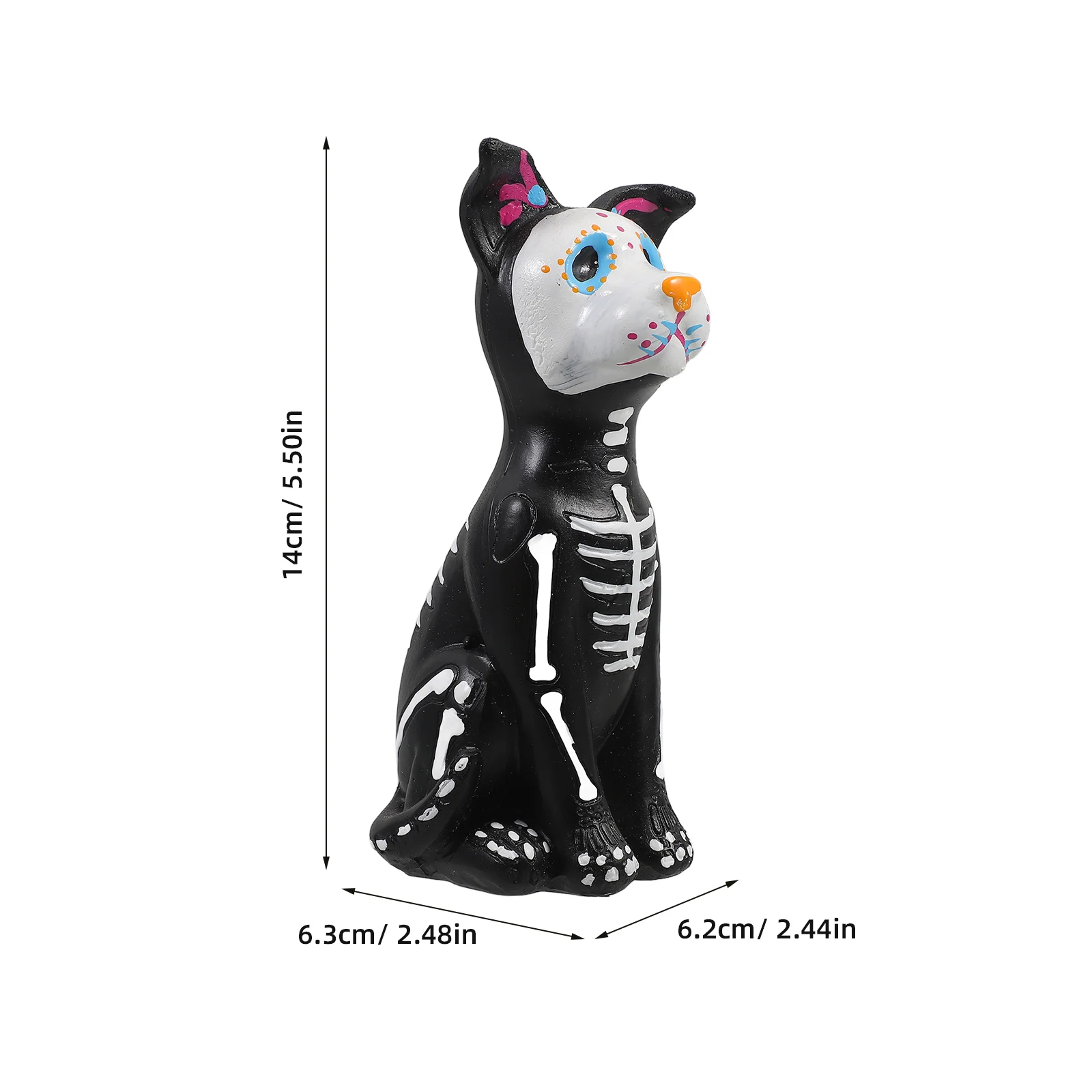 Фигурка собаки День мертвых игрушки для вечеринки на Хэллоуин декор рабочего