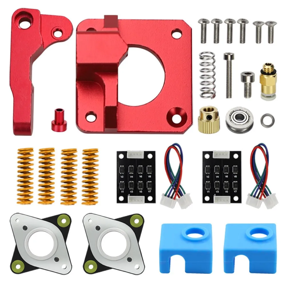 

3D Printer MK8 Extruder Upgrade Kit Leveling Spring Sock Stepper Dampers Smoother 3D Printer Accessories