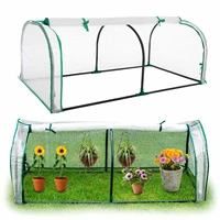 mini greenhouses for outdoors sturdy polytunnel cover portable garden greenhouse rainproof antifreeze green house polytunnel for