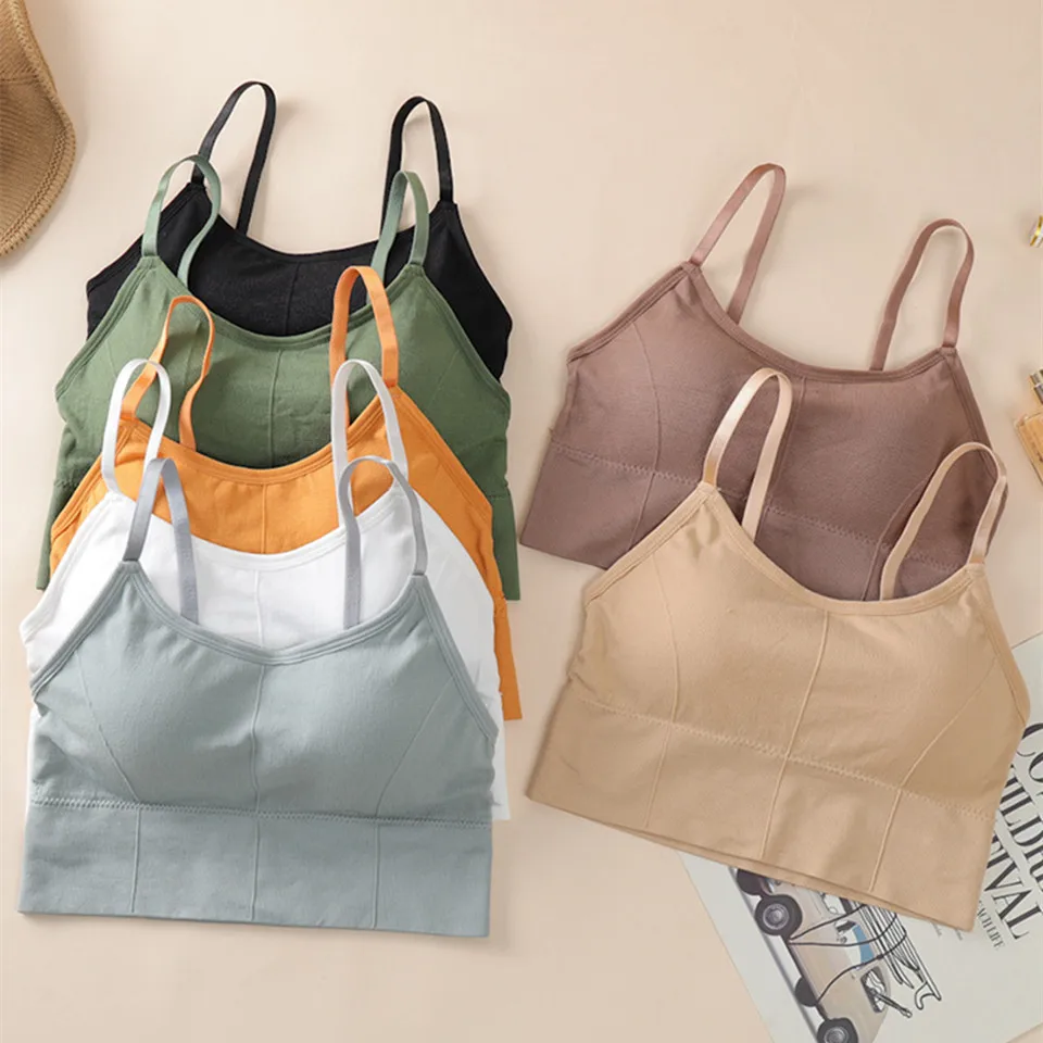 

Женский бюстгальтер без косточек, однотонный бюстгальтер без косточек для фитнеса, нижнее белье