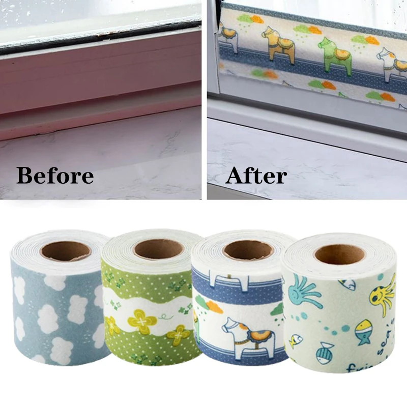 

Window Water-absorbing Sticker Sink Absorbent Sticker Window Sill Anti-frost Dew Sticker Reusable Washable Anti-mildew Stickers