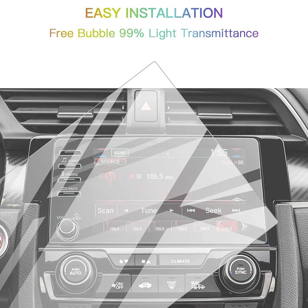 Для Honda Civic LX EX Touring Si EX-L 2019 2020 2021 GPS-навигация защитная пленка для сенсорного экрана