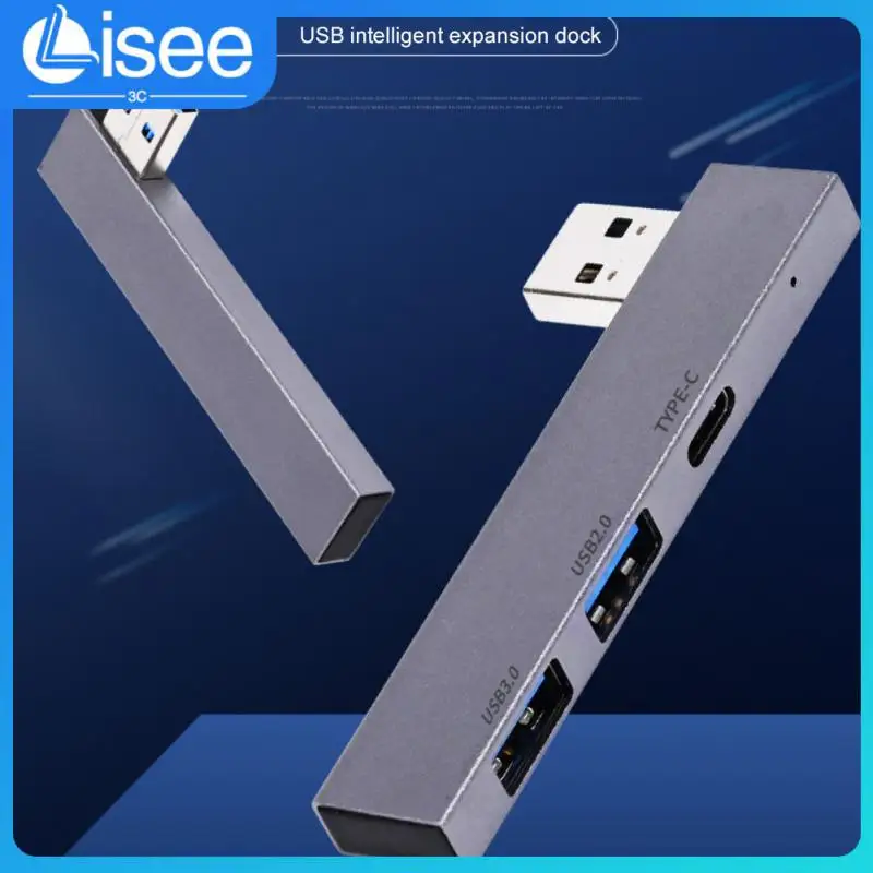 

For Computer Accessories Expansion Base Usb2.0/usb3.0 5gbps Docking Station Type C Mini 3 In 1 Usb C Adapter Splitter Eletric