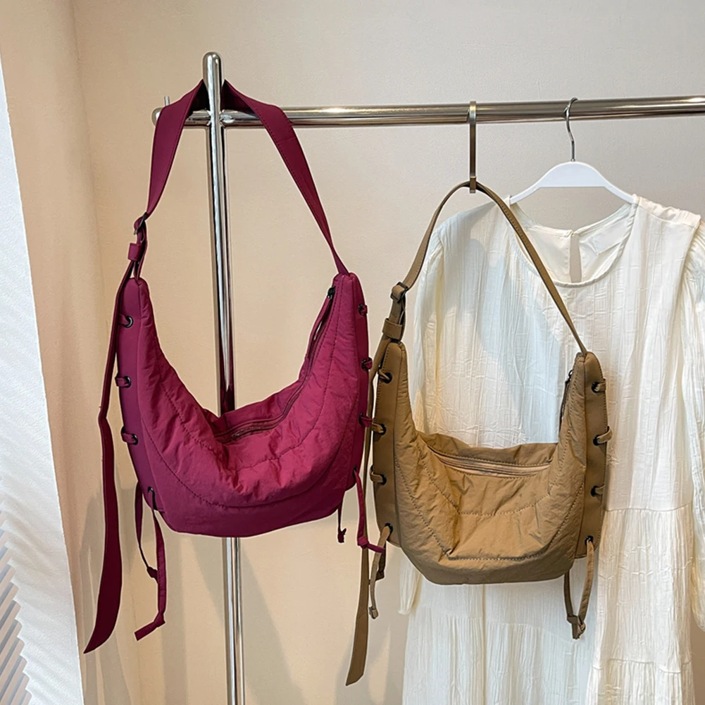 Сумка на плечо для женщин и мужчин нейлоновая сумка-мессенджер с регулируемым