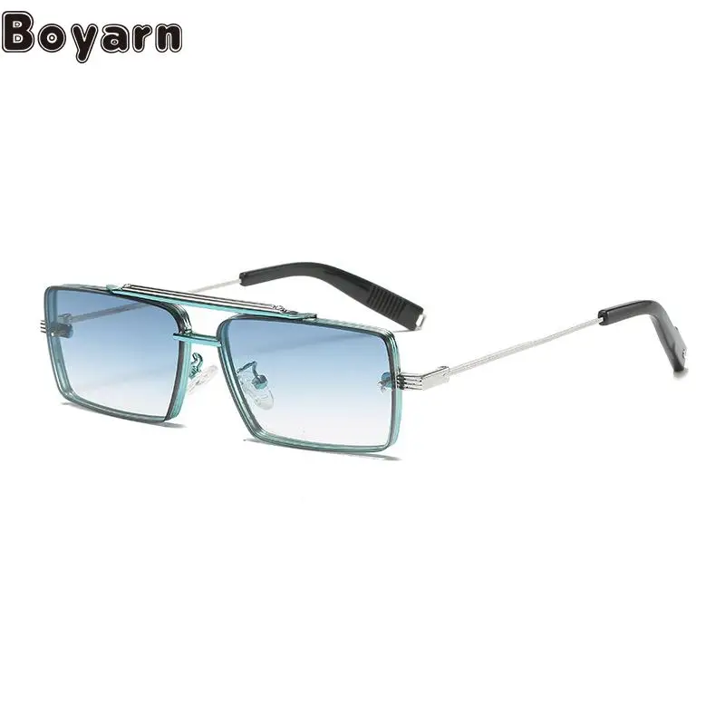 

Foreign Trade Cross Border New Men's Double Beam Small Eye Cover Men's Sunglasses Leisure Travel Sun Glasses Manufacturers Whole