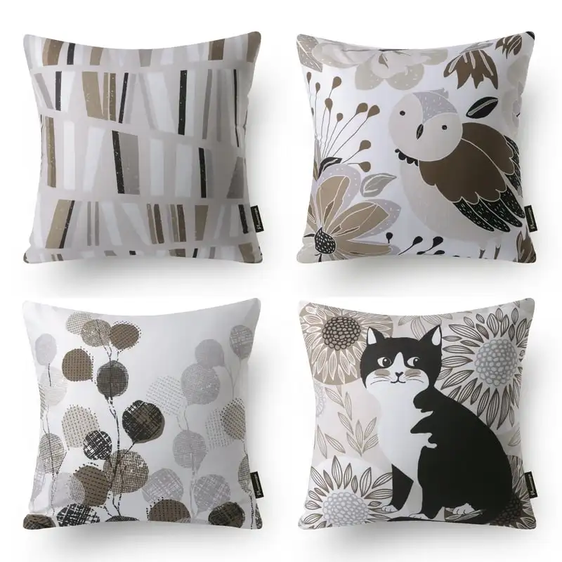 

Home Series Decorative Throw Pillows, Coffee Jesse, 18