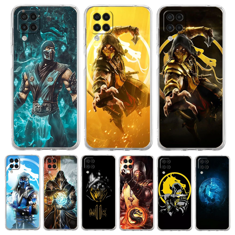 

Scorpion Zero Sub Mortal Kombat Case for Samsung Galaxy A53 A13 A22 A32 A52 A72 A51 A71 A11 A31 A41 M31 A01 5G Silicon TPU Shell