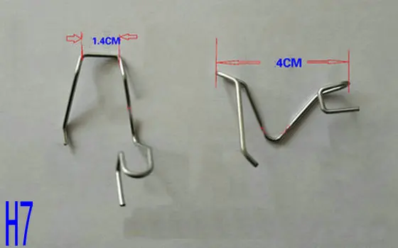 

Для лампы фар H1 H3 H4 H7 удерживающий зажим стопорный зажим для светодиодной проволоки Пряжка крючок Железный отжимной лист общего назначения для мотоциклов и