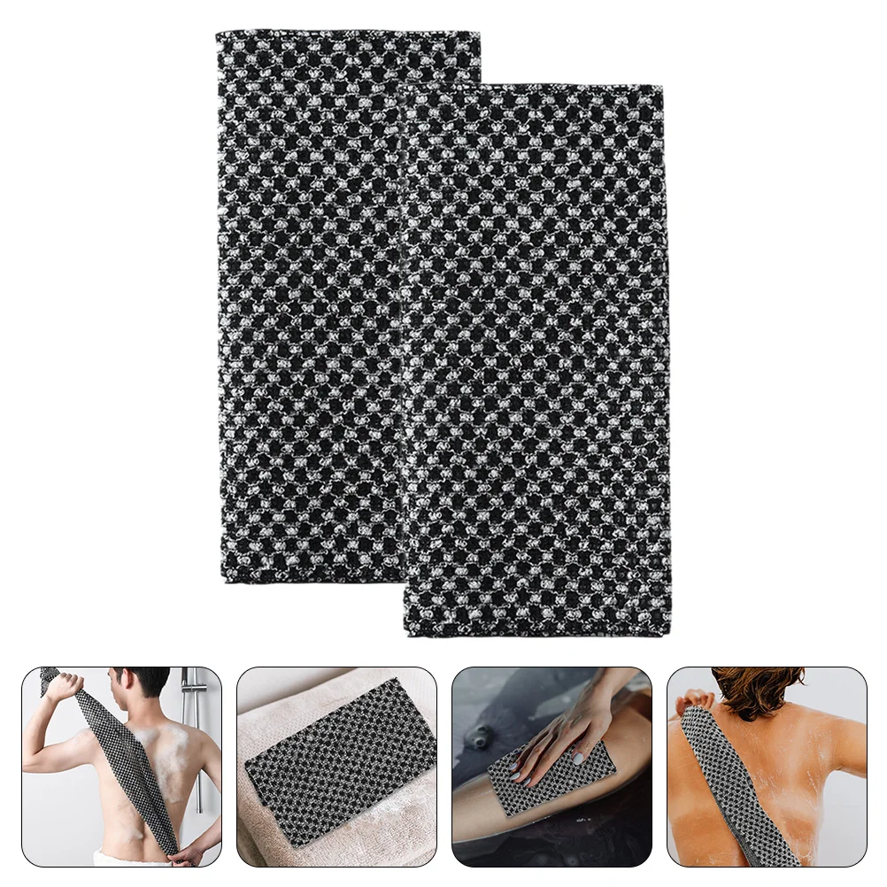 

2pcs Bath Towels Body Scrubbers Back Exfoliating Towels Body Washcloth Towels
