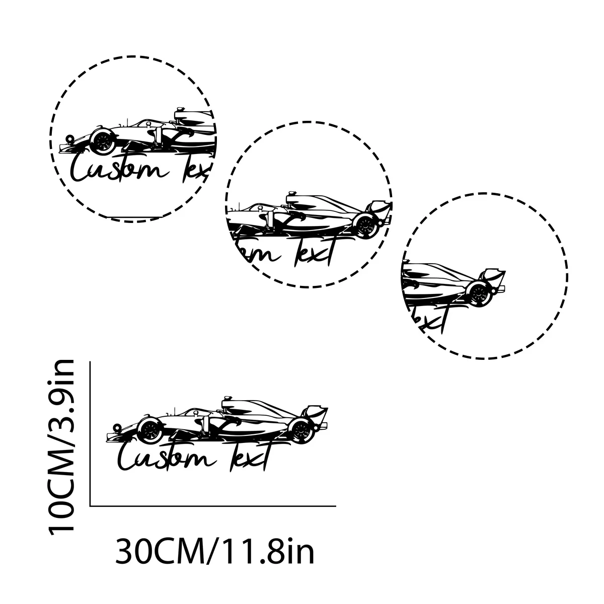 Металлический настенный знак на тему формулы заказ подарок фанатам Indycar вывеска