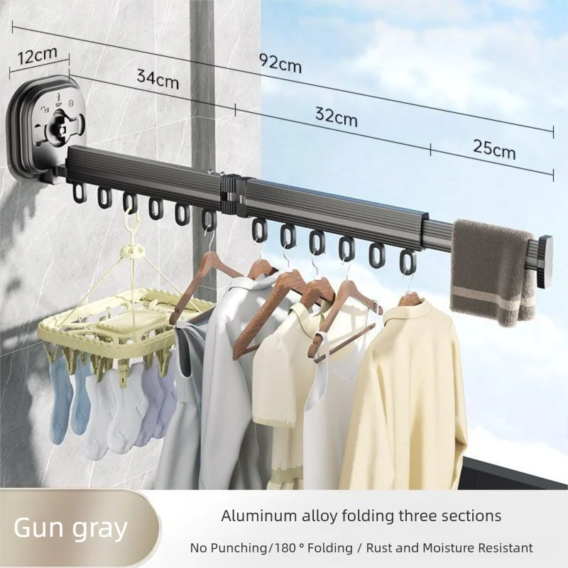 

Складная алюминиевая телескопическая сушилка