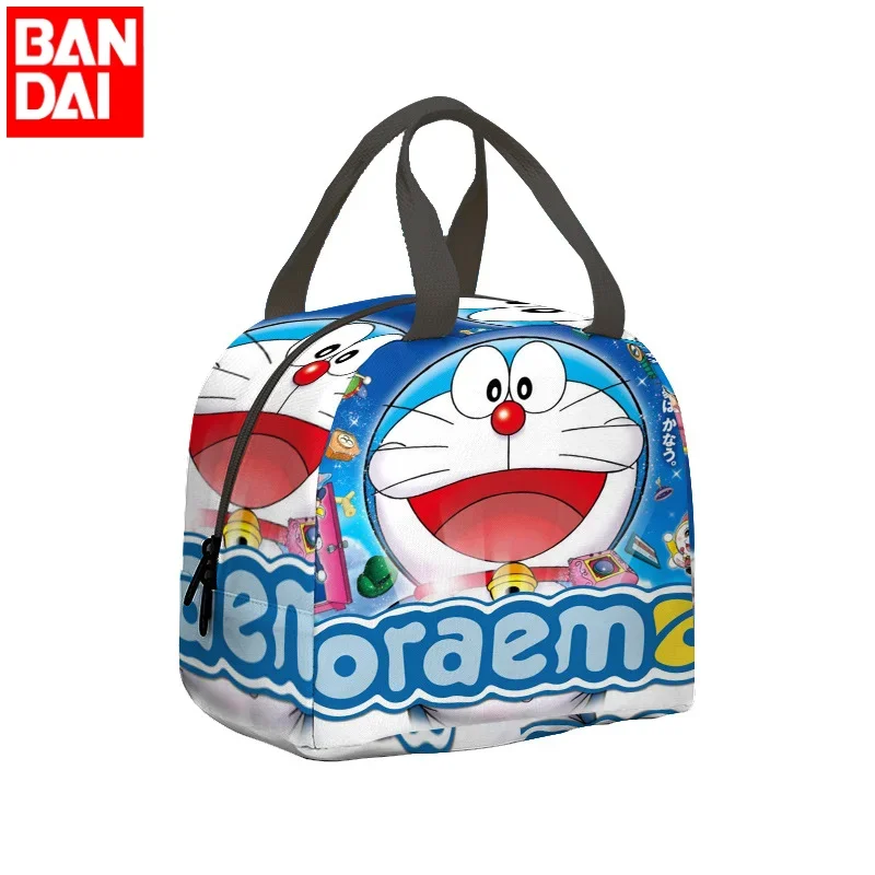 

Bandai Doraemon Elementary School Insulated Lunch Box Bag Primary and Middle School Students Boys Girls Anime Cartoon