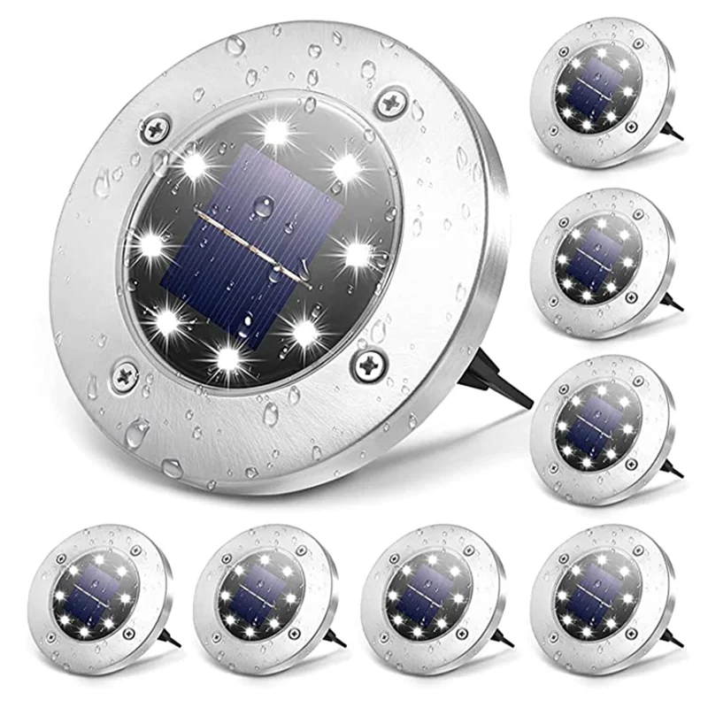 

8 шт., фотовспышка с солнечной батареей