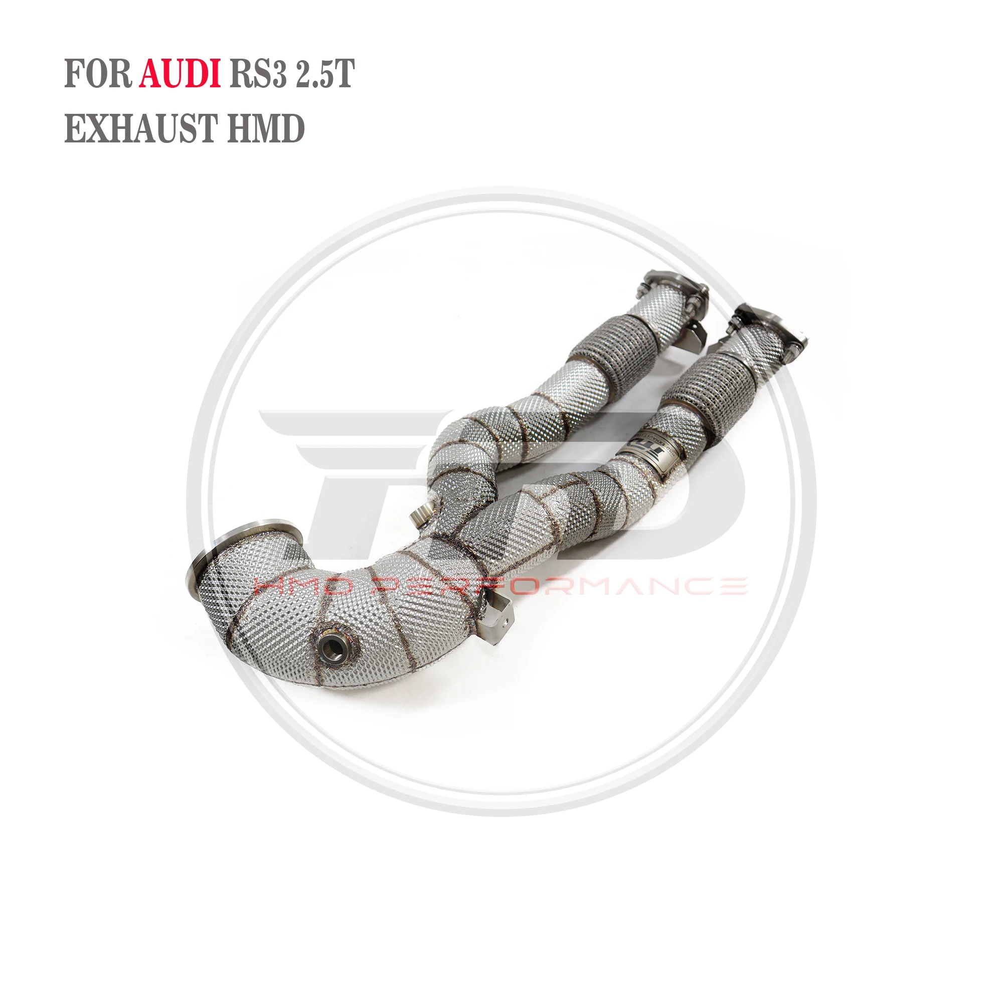HMD выпускной коллектор выпускная труба передняя Труба для Audi RS3 автомобильные