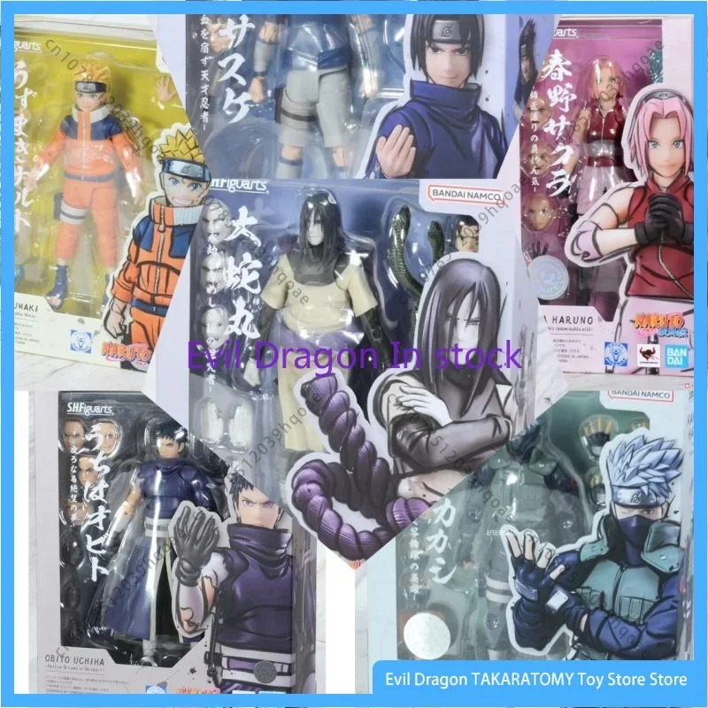 Оригинальная фигурка Bandai Spirits Shf S.h.figuarts Uchiha Obito Naruto Shippuden коллекционная модель