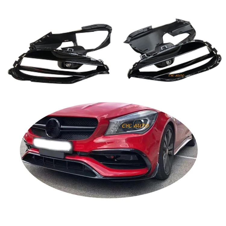 

Auto accessories tuning parts for Mercedes Benz W117 fog grille CLA45 fog grille sportback 2013 2018