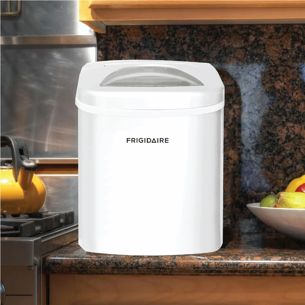 

2023 New Frigidaire 26lb. Portable Countertop Icemaker - EFIC108 - WHITE