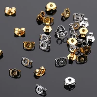 500 pcs metal earrings back stopper jewelry making ear stud for diy earrings stud pin caps butterfly earrings