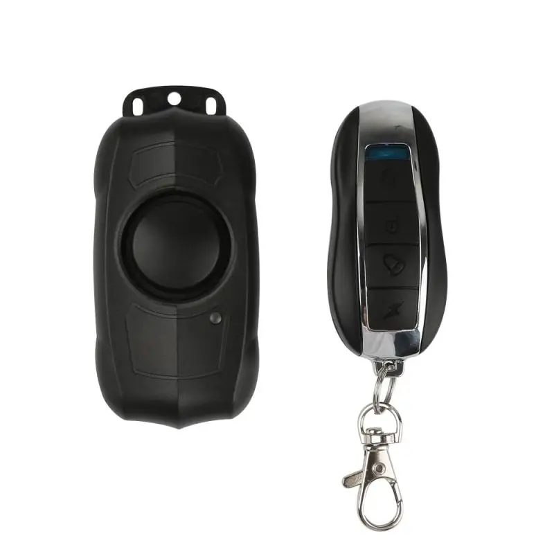 

150db Electric Motorcycles Alarms Sensitive Mini Wireless Motorcycle Bicycle Alarm Long Standby Multifunctional Smart Home Black