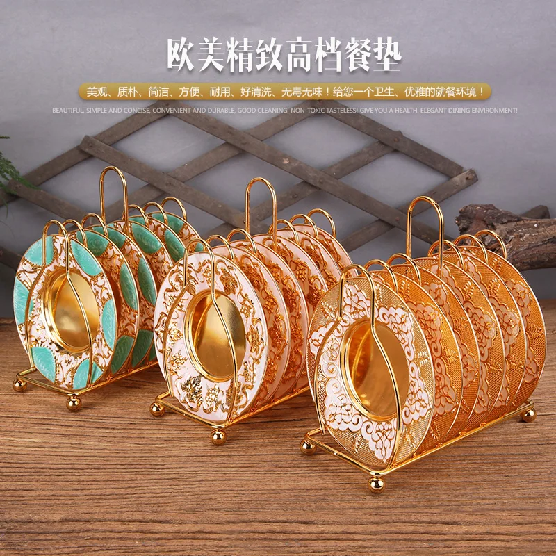 

Европейские и американские высококачественные столовые блюда, столовые приборы для ресторанов, домашняя мебель, простые искусственные, теплоизоляционные коврики