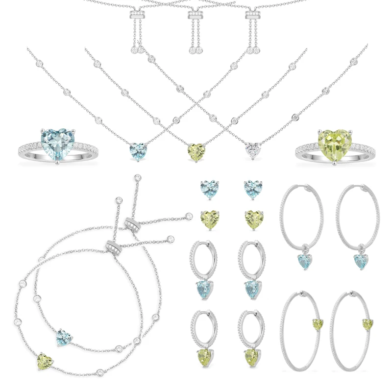 

Серьги-кольца женские из серебра 925 пробы с цирконом