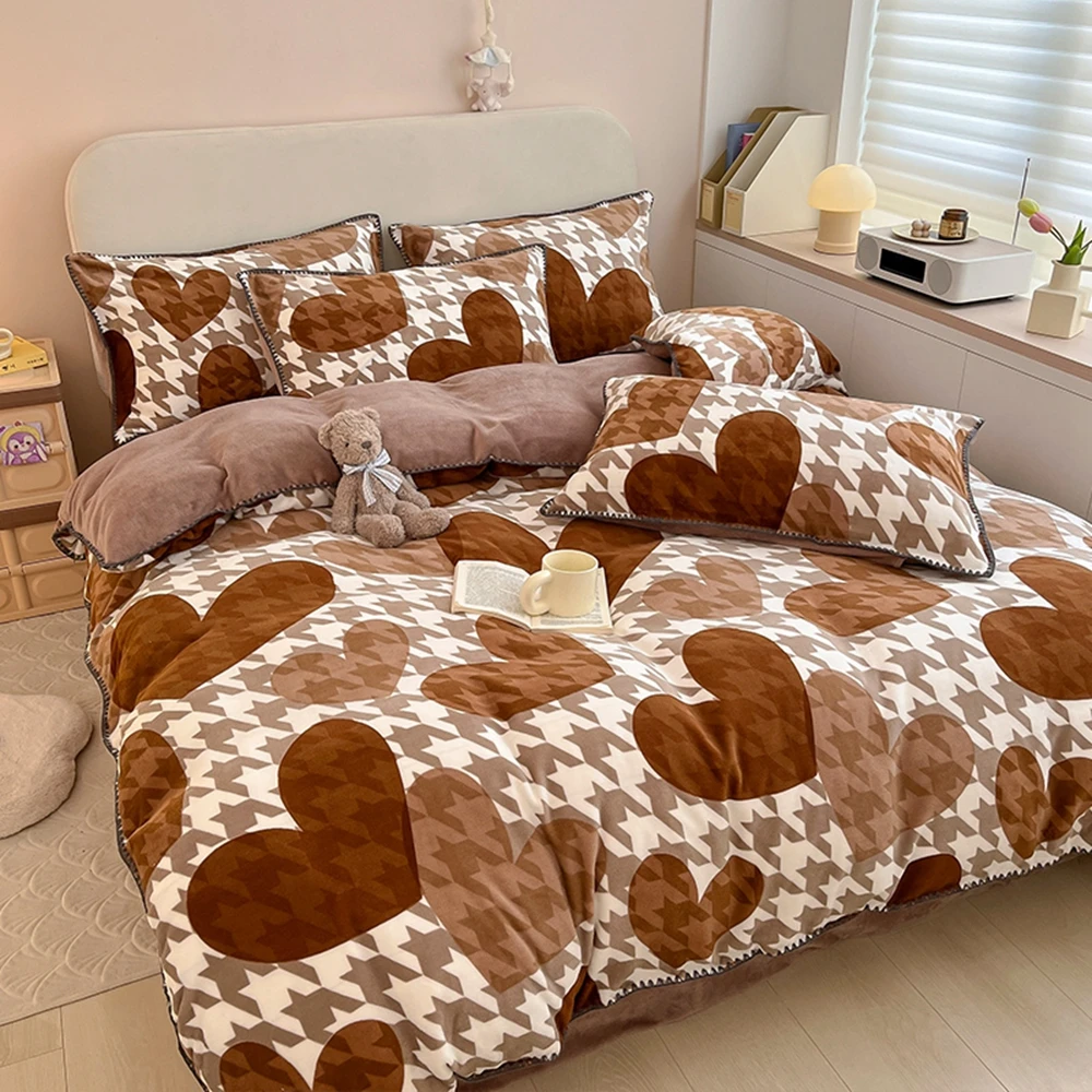 

1 шт., фланелевый пододеяльник для двуспальной кровати, 220x240 см