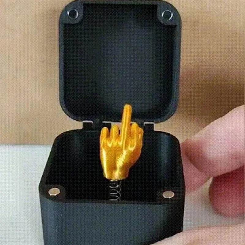 1 шт. подарочная коробка-сюрприз на средний палец украшение для дома пародия