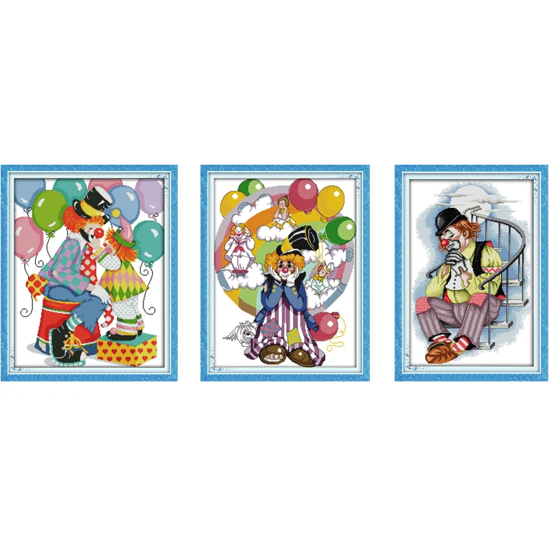 Joy Sunday полный набор для вышивки крестом с набором узоров фестивальный счастливый