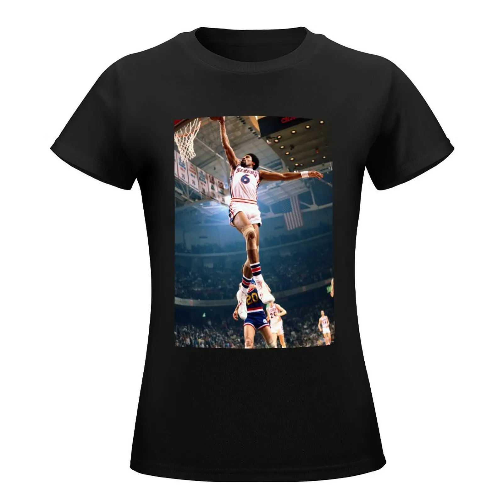 Женская футболка Dr J Dunk j Cradle забавная женская