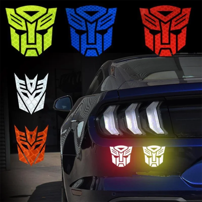 

Reflective High Quality Car Stickers Transformers Decepticon Tail Badge Emblem Cruz TF Decal Cool Autobots Car Styling