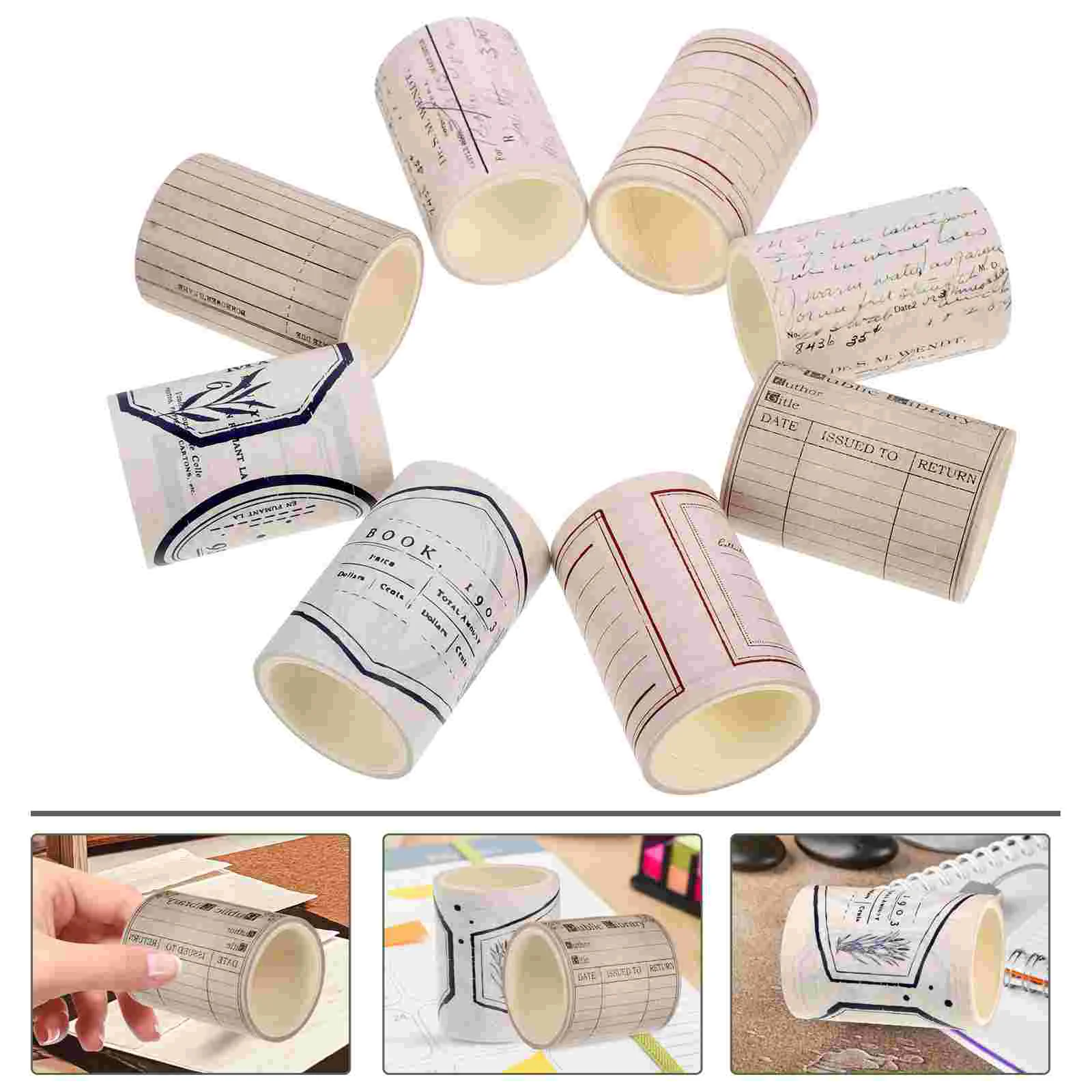 8 шт. лента Поэзия и Васи ленты для ноутбука сделай сам декоративная ностальгия