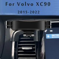 car phone holder for volvo xc90 2017 2018 2019 2020 2021 car styling bracket gps stand rotatable support mobile accessories