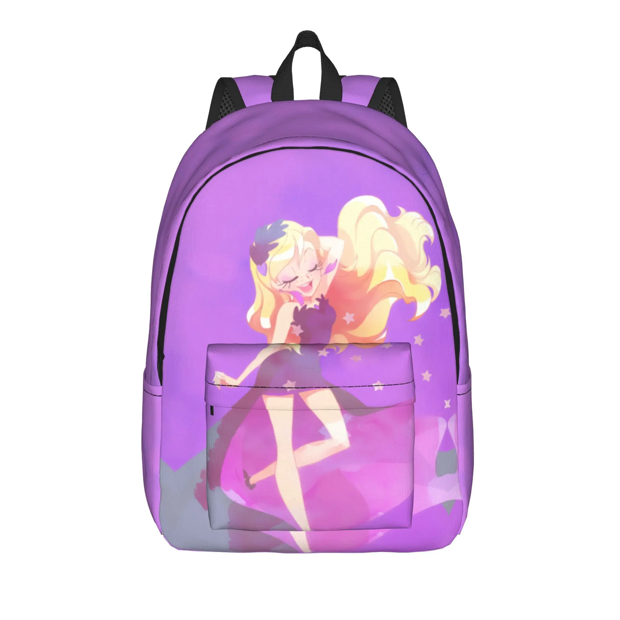 Фото Рюкзак LoliRock для подростков, из полиэстера, прочный, стильный, для кемпинга и школы. №1
