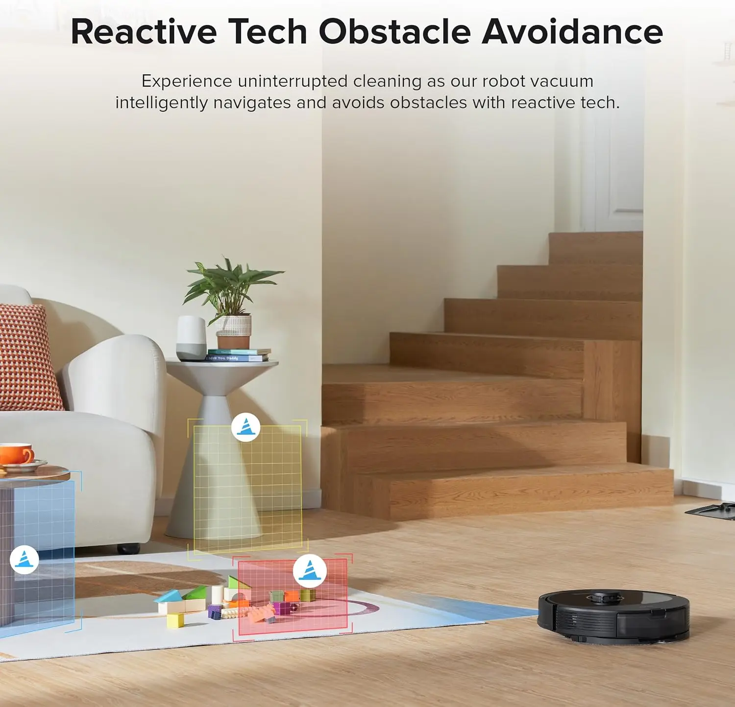 Roborock Q8 Max+ Робот-пылесос и швабра самоопорожняющаяся уборка без помощи рук до 7