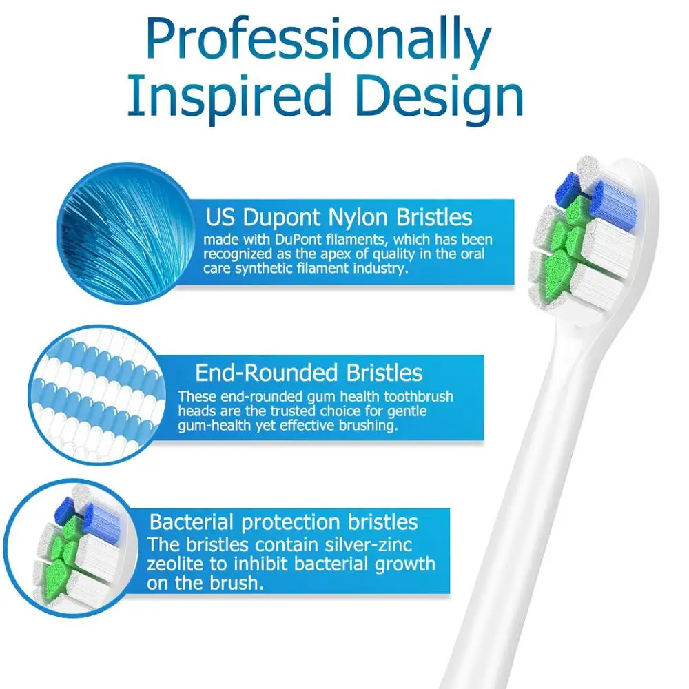 Рисунок 4 - сменные насадки для зубной щётки